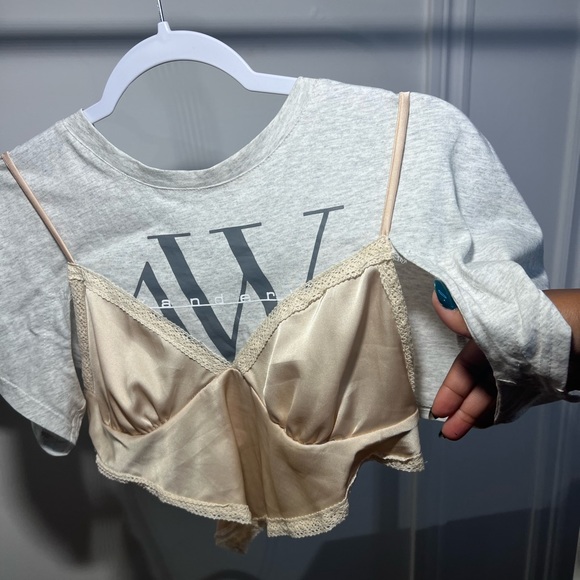 DUAL STYLE TOP // TWOTWINSTYLES // size small 🤍 - Picture 8 of 10